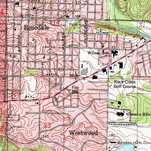 Topographic Map of Marigold United Pentecostal Church, AR