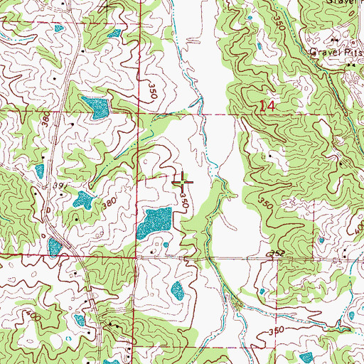 Topographic Map of Reynolds Box (historical), MS
