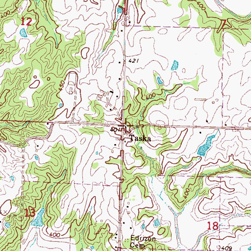 Topographic Map of Union Church (historical), MS