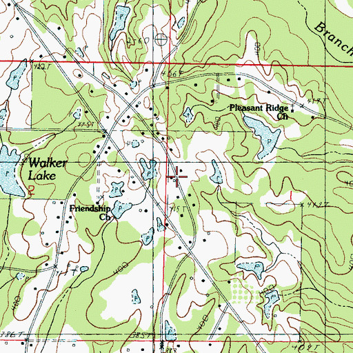 Topographic Map of McNeils Store (historical), MS