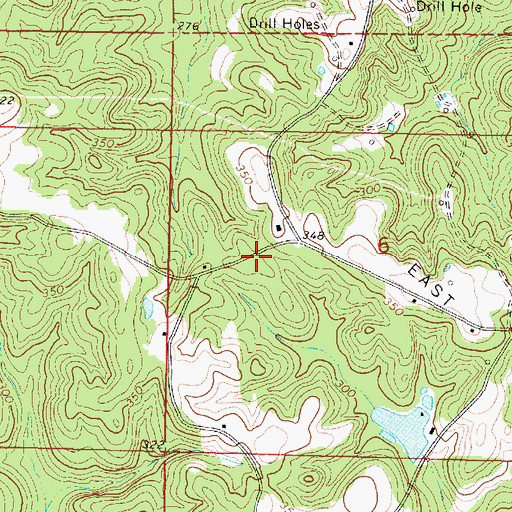 Topographic Map of Davis School (historical), MS