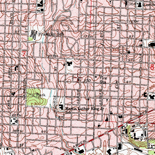 Topographic Map of Mount Carmel Pentecostal of the Apostolic Faith Church, AR