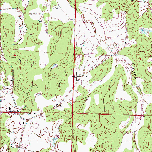 Topographic Map of Higginbothan Store (historical), MS