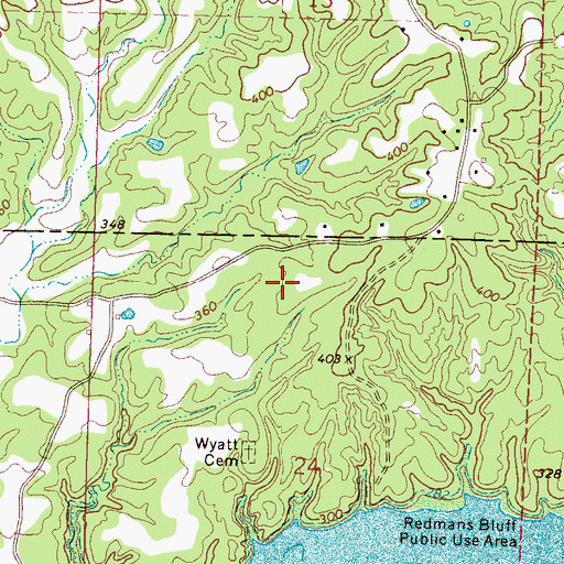 Topographic Map of Smith School (historical), MS
