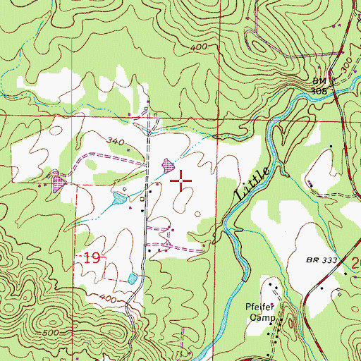 Topographic Map of Township of Owen (historical), AR