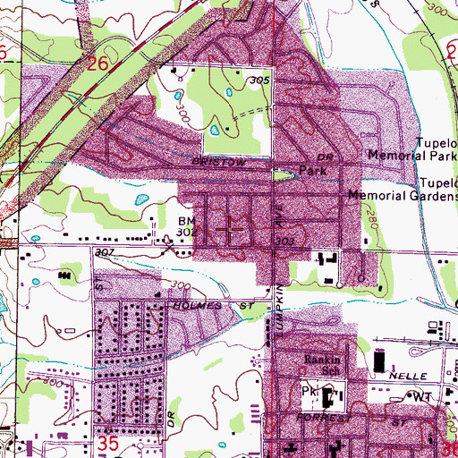Topographic Map of Lar-Eli-Do, MS
