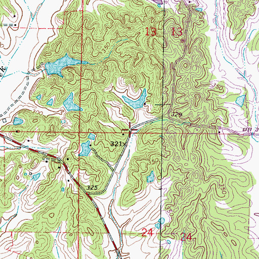 Topographic Map of Unity Church (historical), MS