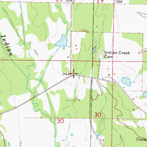 Topographic Map of Judah (historical), MS