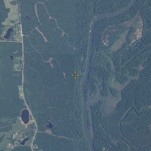 Aerial/Satellite Image of Barton Ferry Recreation Area, MS