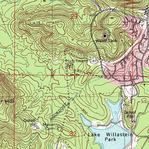 Topographic Map of Township of Pyeatt (historical), AR