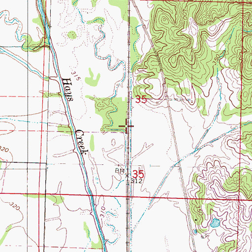 Topographic Map of Carroll, MS