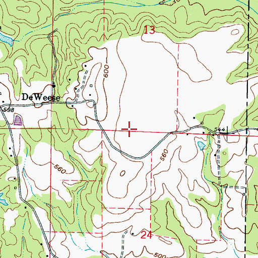 Topographic Map of Yazoo (historical), MS