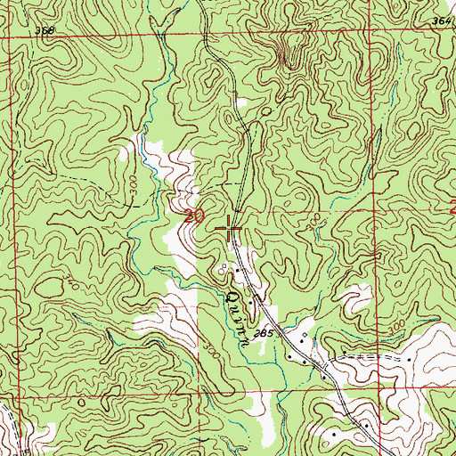 Topographic Map of New Zion Church (historical), MS