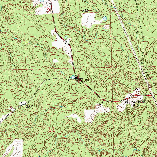 Topographic Map of Pokal, MS