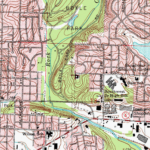 Topographic Map of Saint Theresa of Jesus Monastery, AR