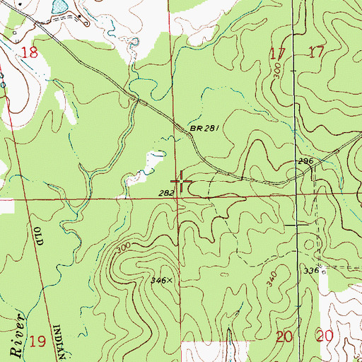 Topographic Map of Tickfaw Church (historical), MS