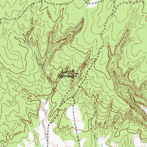 Topographic Map of Lamb Spring, AZ