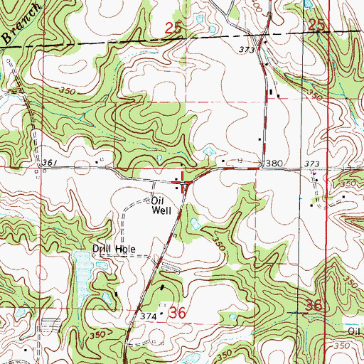 Topographic Map of Woodard Store (historical), MS