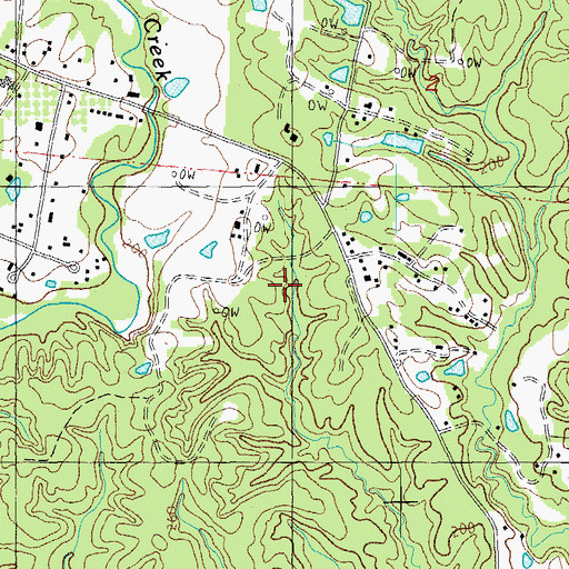 Topographic Map of Magnolia Oil Field, MS