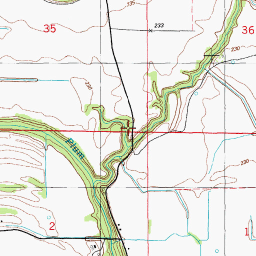 Topographic Map of Wall School (historical), AR