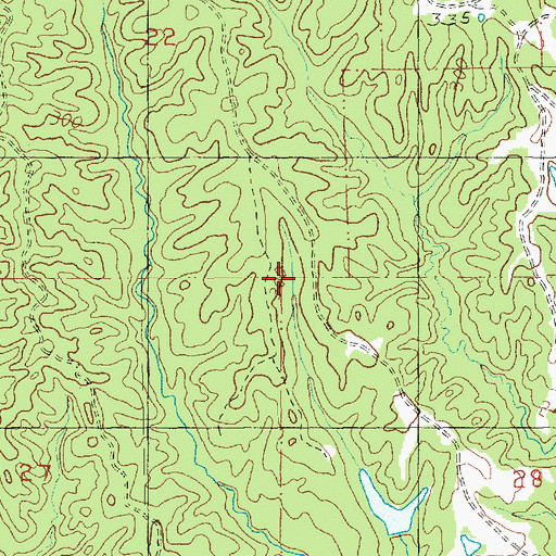 Topographic Map of Primmton (historical), MS