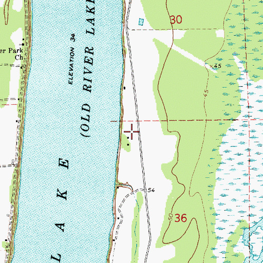 Topographic Map of Singleton Chapel (historical), MS