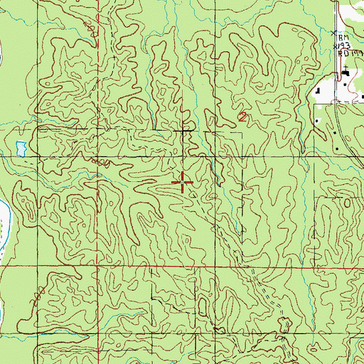 Topographic Map of Wilkinson County Farm (historical), MS
