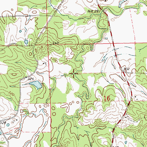 Topographic Map of Furr Branch, MS