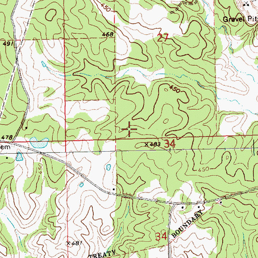 Topographic Map of Lloyd Hall School (historical), MS
