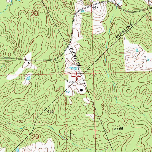 Topographic Map of Mallalieu Pumping Station, MS