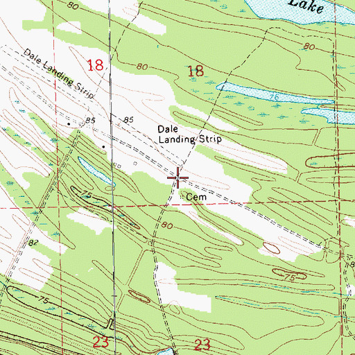 Topographic Map of Brierfield (historical), MS