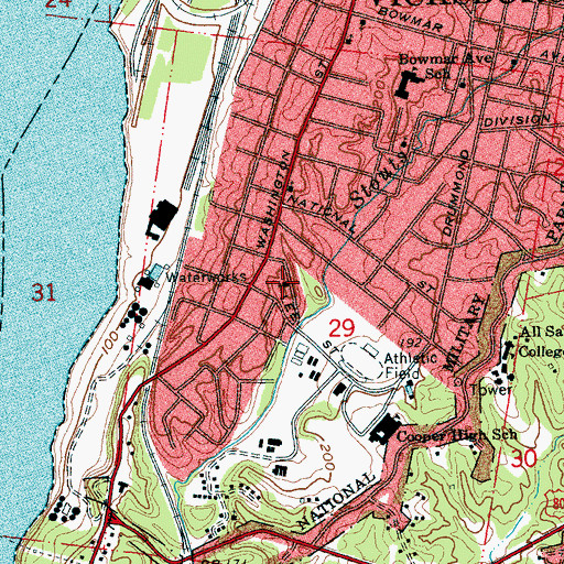 Topographic Map of Holly Grove Missionary Baptist Church, MS