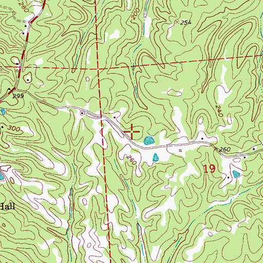 Topographic Map of Southhaven, MS