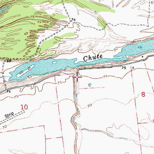 Topographic Map of Buena Vista Church (historical), MS