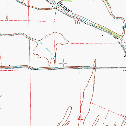 Topographic Map of Doddsville Industrial Institute (historical), MS