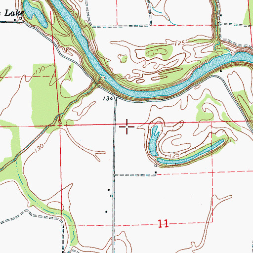 Topographic Map of Horace Chapel (historical), MS