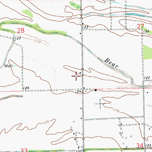 Topographic Map of Keller School (historical), MS