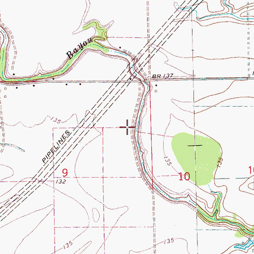Topographic Map of Strangers Home Church (historical), MS