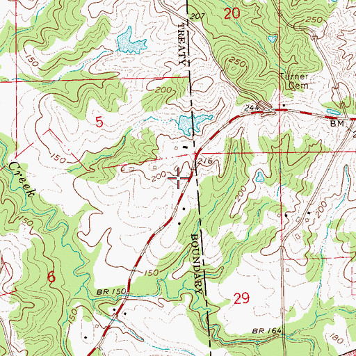 Topographic Map of Hutchins Store (historical), MS