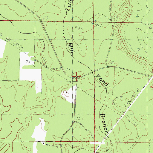 Topographic Map of Slavonia (historical), MS