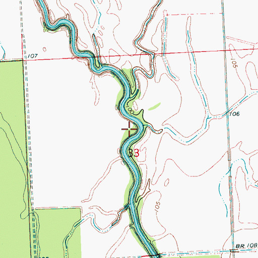 Topographic Map of Forrest City (historical), MS