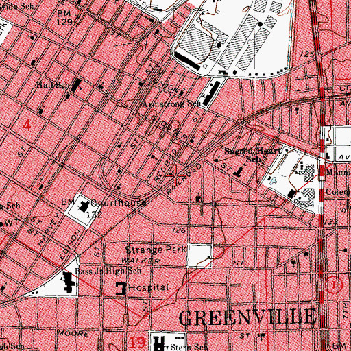 Topographic Map of Mercy Seat Missionary Baptist Church, MS