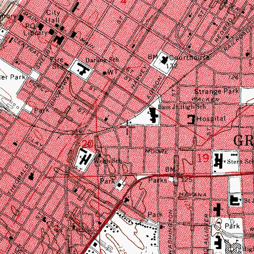Topographic Map of New Mount Bethel Baptist Church, MS