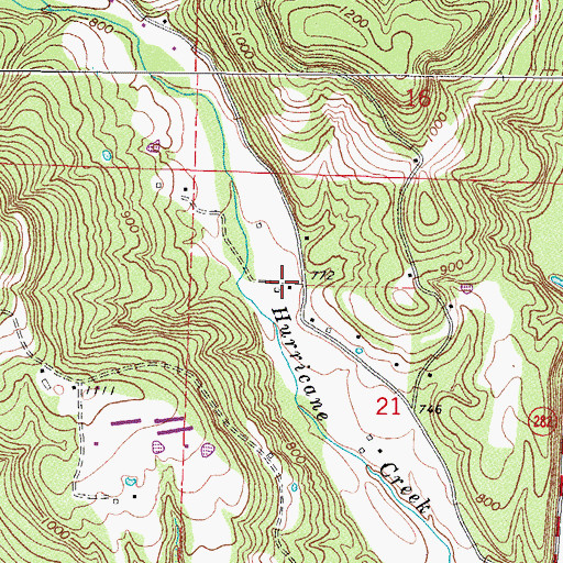Topographic Map of Township of Mountain (historical), AR