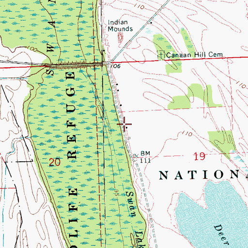 Topographic Map of Zion Traveler Church, MS