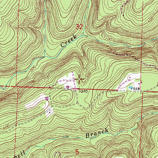 Topographic Map of Township of Sand Point (historical), AR