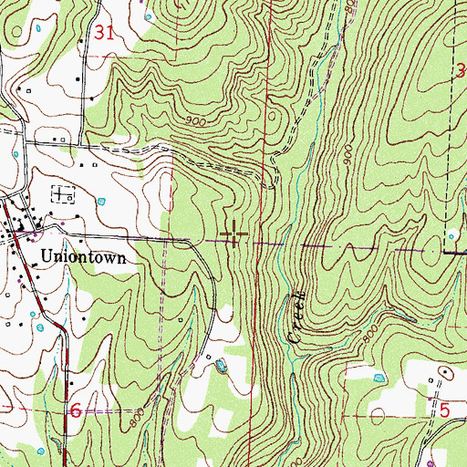 Topographic Map of Township of Union (historical), AR