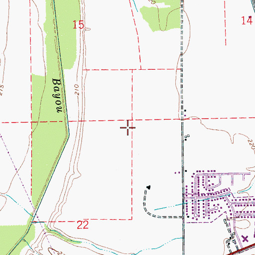Topographic Map of Township of Jasper, AR