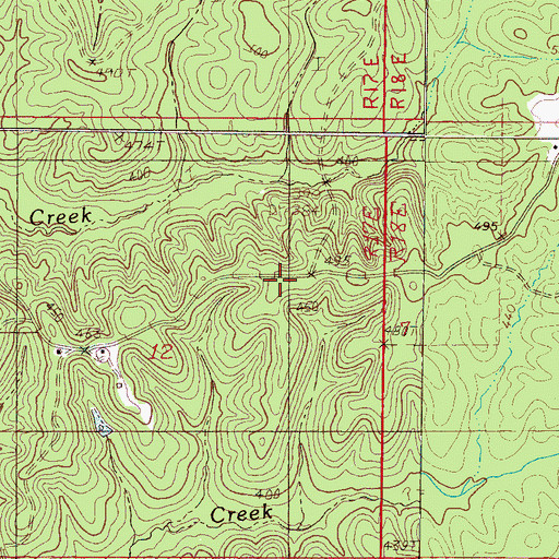 Topographic Map of Dunnam School (historical), MS