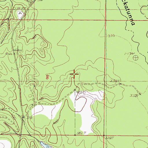 Topographic Map of Molpus School (historical), MS